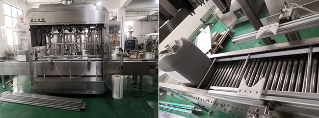 食用油灌裝機設備細節(jié)實拍